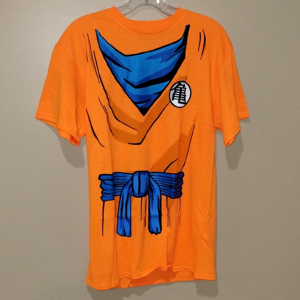 Dragonball Z Son Goku Turtle School Gi Orange Graphic T-Shirt M S2018 Nwot
